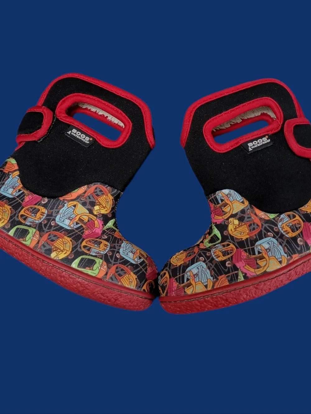 Baby Bog Classic Kiddy Cars Boot - Toddler Boys Size 4 EUC